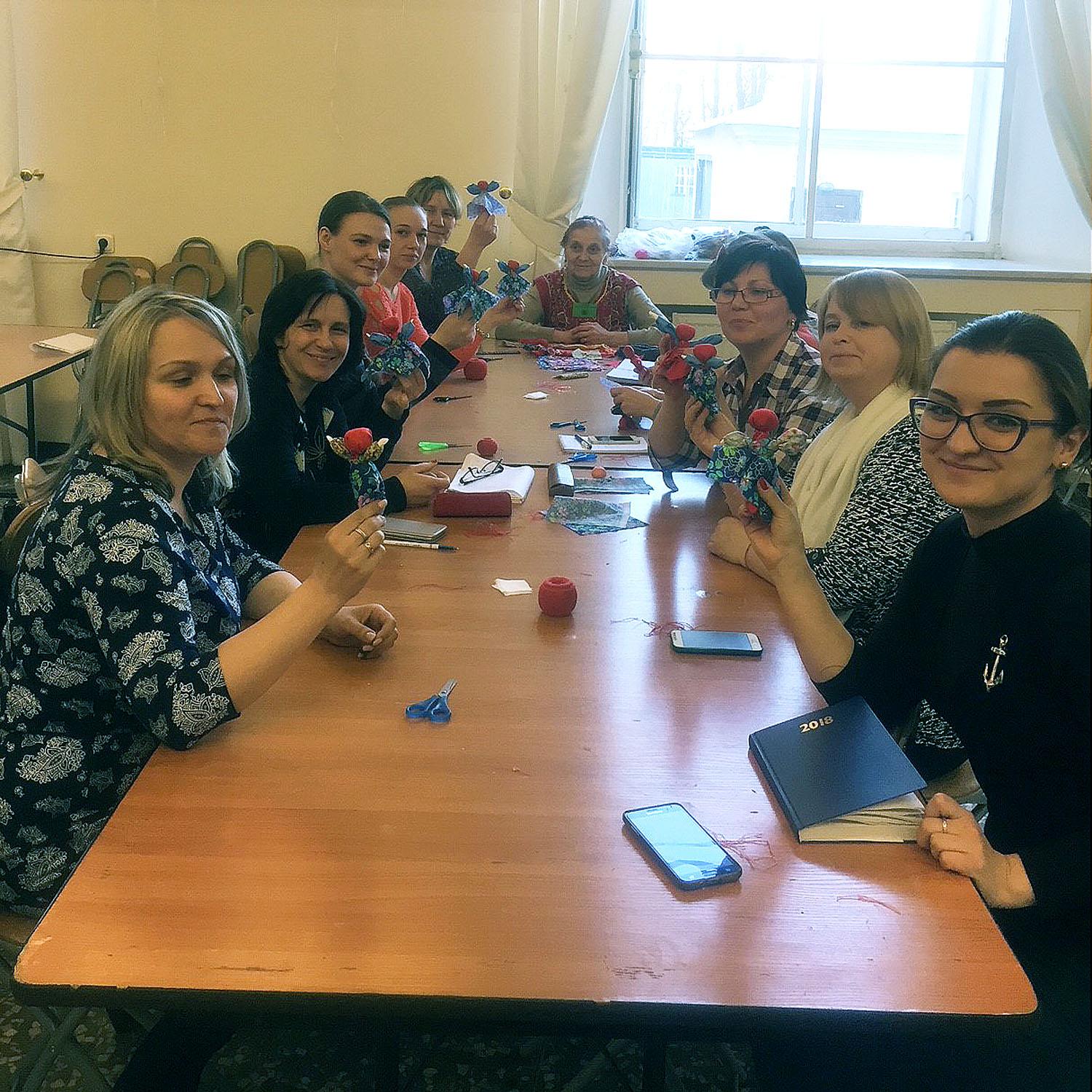 плоды практического семинара "Крестьянская кукла"